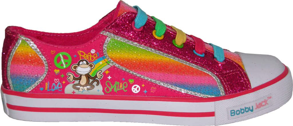 Peace-Love-Smile Lo-Top (Side View)
